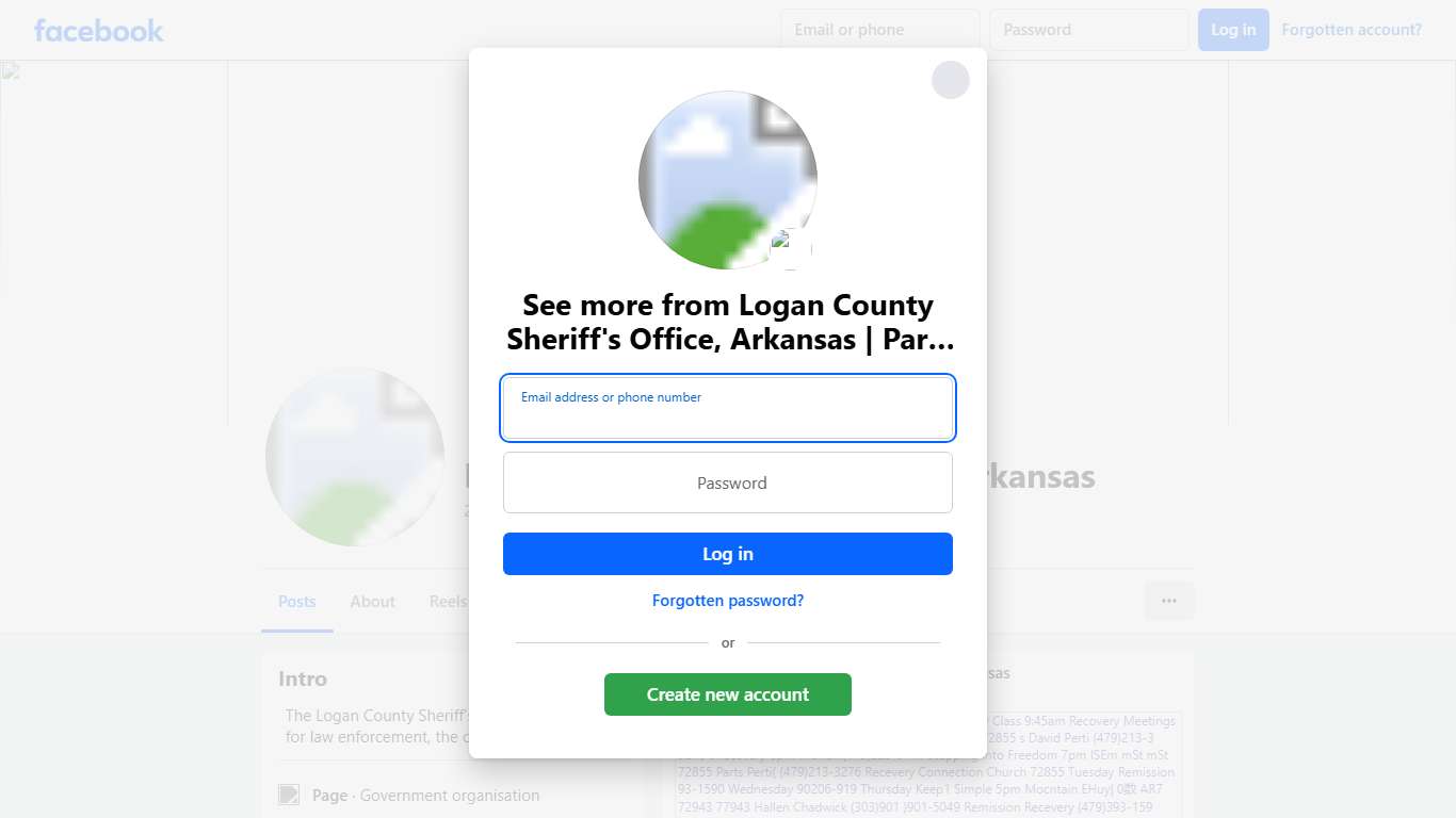 Logan County Sheriff's Office, Arkansas Paris AR Facebook
